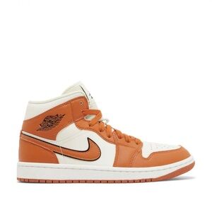 Nike Men's Orange and Cream Sneakers